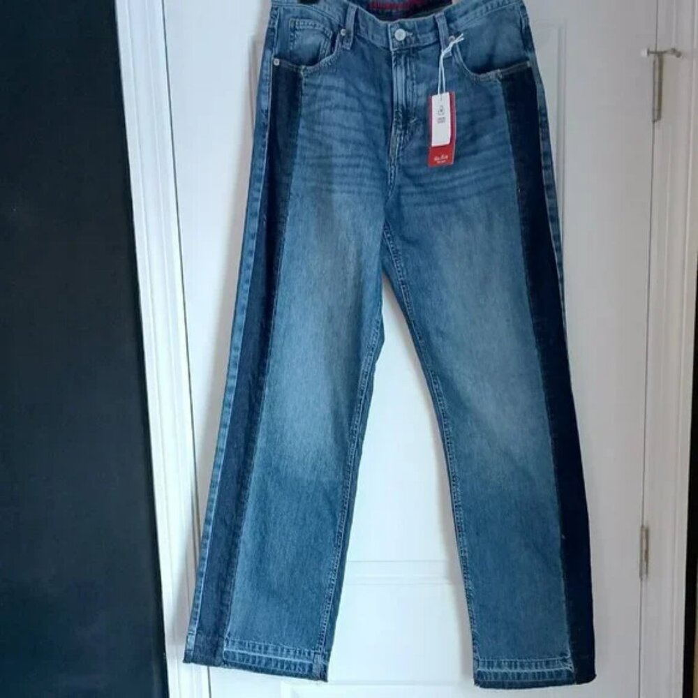 NEW! LUCKY BRAND RIGID TWO TONE 8/29 LONG JEANS 99.50